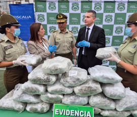 Fiscalía, Carabineros y PDI incautan 1.884 kilos de droga en cuatro días y destacan hilo patrimonial en investigaciones