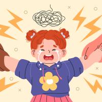 Niña llorando 